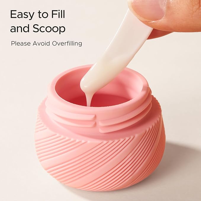 23 Pack TSA Approved Travel Bottles for Toiletries, Leak Proof Refillable Travel Size Containers Kit with Silicone Squeezable Bottles Jars for Shampoo Lotion Conditioner, in Clear Bag, Pink