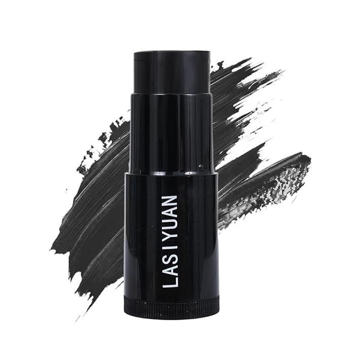 Face Body Paint Stick (BLACK)，Water Resistant Sports Body Makeup Athletes Softball， Football Baseball Eye Stick， Professional Halloween Face Makeup Kit ，for Halloween costume， Zombie Clown Vampire