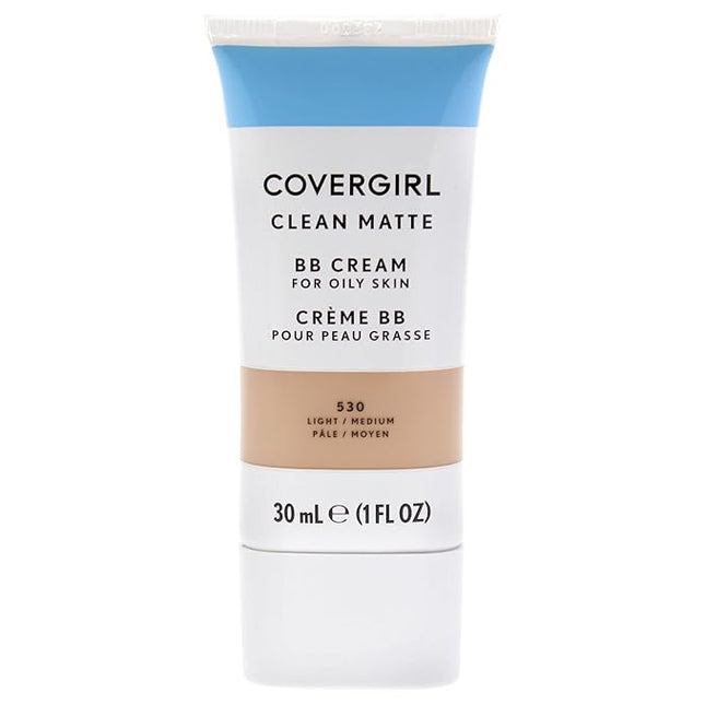 COVERGIRL - Clean Matte BB Cream, Oil-Free, Long-Lasting, Sensitive Skin, Lightweight, 100% Cruelty-Free