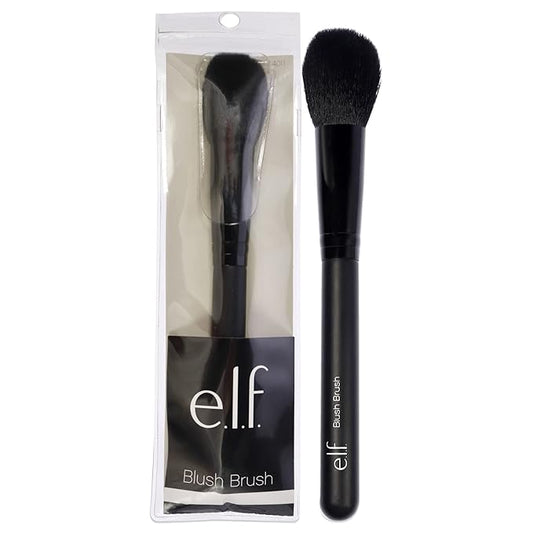 e.l.f., Blush Brush, Soft, Synthetic, Tailored Design, Blends, Applies Precisely , Absorbent, Wet or Dry Product