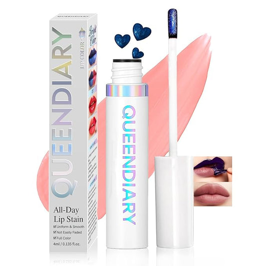 Lip Stain Peel off, Peel Off Lip Stain - Long Lasting Waterproof for Women, Non-stick Cup Lipstick Peel Off Highly Pigmented Not Faded Smudge-proof Liptint. (06 Lovely Stain)