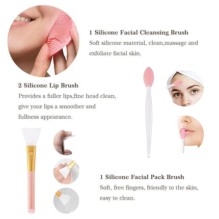 Makeup Brushes 22 Pcs Makeup Kit,Foundation Brush Eyeshadow Brush Make up Brushes Set (Pink, 22 Piece Set)