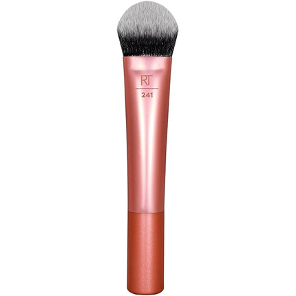 Real Techniques Seamless Complexion Makeup Brush, For Foundation, Primer, & Moisturizer, Multipurpose Foundation Brush Or Skincare Tool, Streak-Free, Buildable Coverage & Natural Finish, 1 Count