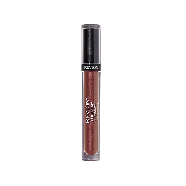 Revlon ColorStay Ultimate Liquid Lipstick, Longwear Rich Lip Colors, Wears for Up to 24 Hours, Satin Finish, 025 Premier Plum, 0.1 fl oz