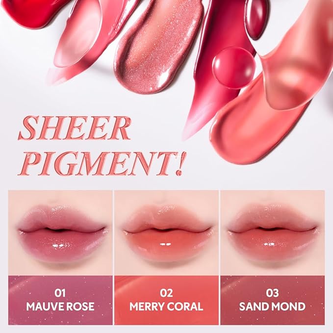 TIRTIR Waterism Glow Tint, 14 Rose Bell, 0.14 Oz