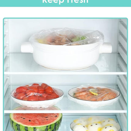 Auban 50 PCS Shower Cap Disposable,Bath Caps Larger Thick Clear Waterproof Plastic Elastic Hair Bath Caps For Women Hotel Travel Essentials Accessories Deep Conditioning Hair Care(19.3")