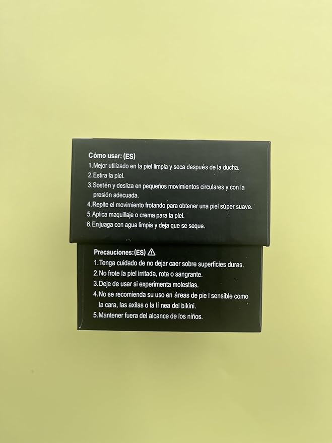 Crystal Hair Eraser,Upgraded Painless Crystal Hair Remover,Effective Nano Glass Hair Removal Device and Skin Exfoliation,Body Epilator for Women and Men(Black)