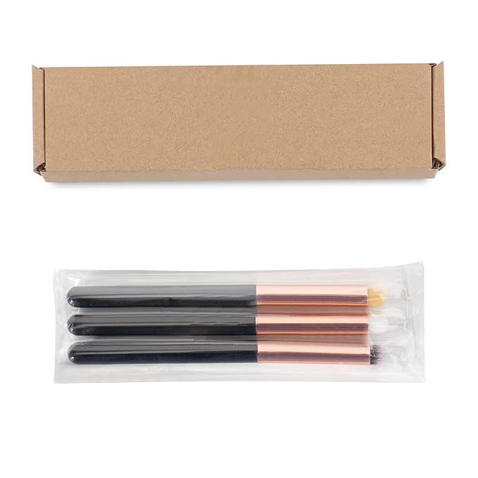 Eye Makeup Brushes Round Professional 3Pcs Concealer Eyeshadow Brush Set Can Blending Brushes for Card Making