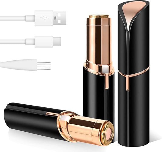 Facial Hair Removal for Women, Electric Painless Rechargeable Facial Hair Remover for Face, Lip, Chin