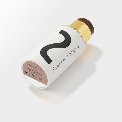 fierce nature Selfie Stick Tallow Balm – 3-in-1 Natural Beauty Stick for Contour, Blush, Lips & Face Moisturizing – Hydrating, Non-Toxic Makeup Balm (Mocha)