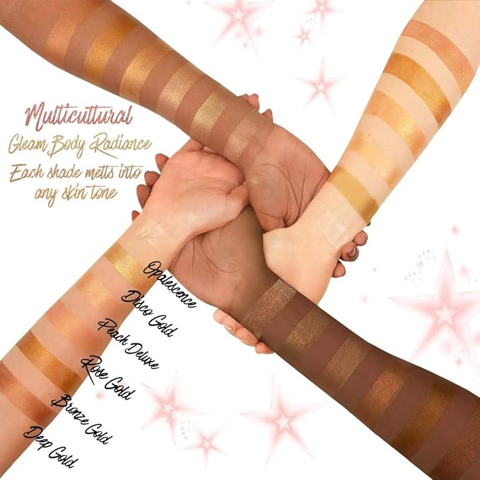 Gleam Body Radiance All In One Makeup, Moisturizer & Glow For Face & Body - Bronze Gold, 3.4 fl.oz.