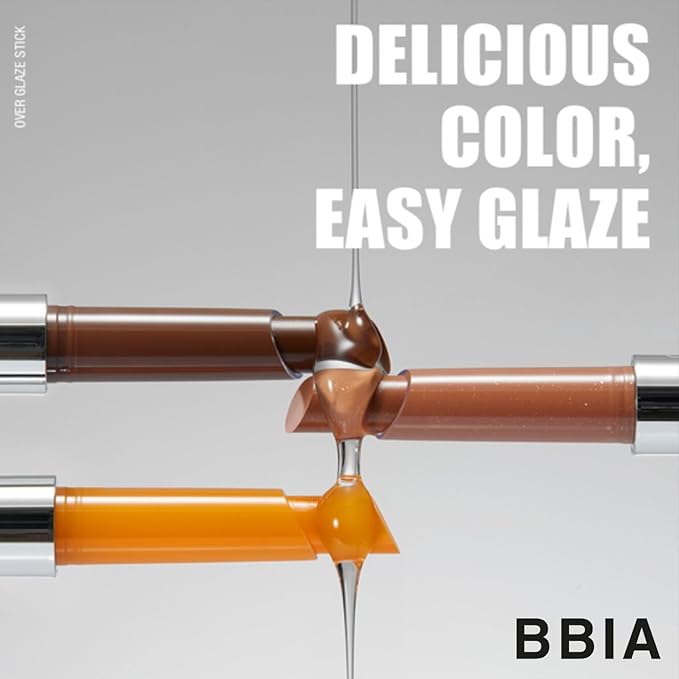 BBIA Over Glaze Stick - Lip Plumping Gloss Melting Balm Lipstick, Intensive Volume Up, High Shine & Glossy, Ultra Watery Moisturizing & Volumizing, Glowy Texture, Korean Lip Makeup (04 FIG GLAZE)