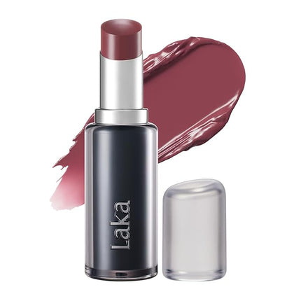 Laka Devil Lip, 3.7g/0.13oz, Vivid color Lipstick, Long-Lasting Bold Stian, Hydrating & Melting Glow with Non-Creasing, K-Beauty (#808 Fuzz)