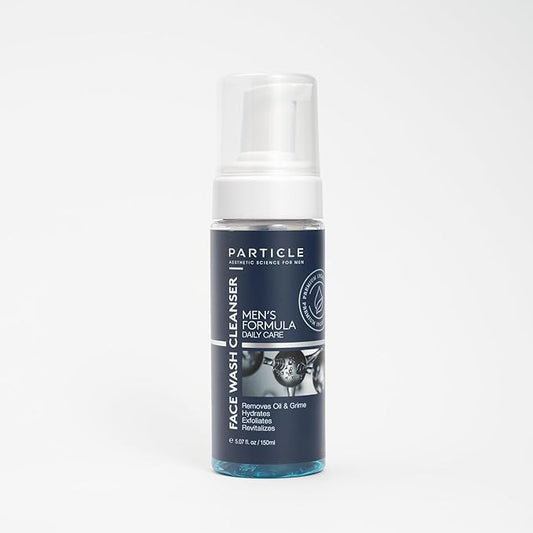 Particle Mens Face Wash - Anti Aging Face Cleanser for Men (5.07 Oz) - Daily Moisturizing Face Wash for Men - Revitalizes, Hydrates & Soothes, All Skin Types & All Ages