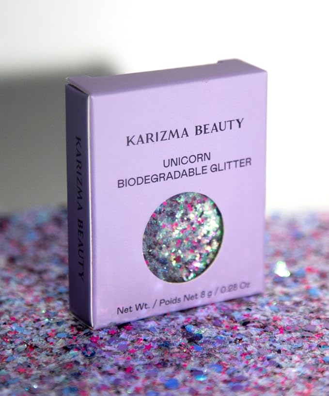 Unicorn Strobe Chunky Glitter // Karizma Beauty for Face and Body Festival Sparkles 10g