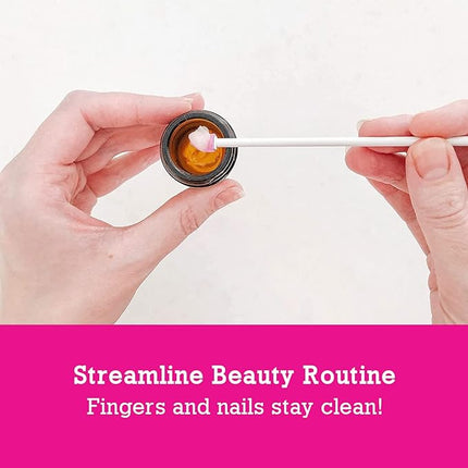 Spatty Daddy Lip Gloss Tiny Beauty Spatula (6 Inch Pink) Shark Tank, Lip Gloss Spatula, Mini Makeup Tool, Stocking Stuffers, Gifts for Women Who Have Everything, Teenage Girls, Small Scraper Cosmetics