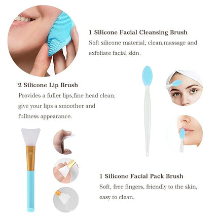 Makeup Brushes 22 Pcs Makeup Kit,Foundation Brush Eyeshadow Brush Make up Brushes Set (Blue, 22 Piece Set Large)