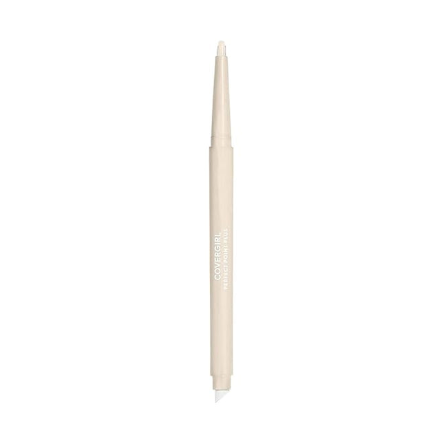 Covergirl Perfect Point Plus Self-Sharpening Eyeliner Pencil, White Out, Pack of 2 (Packaging May Vary)