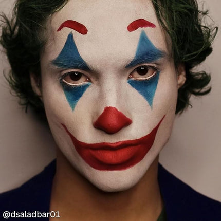 Mehron Makeup Color Cups | Stage, Foundation, Face Paint, Body Paint, Halloween | Face Paint Makeup | Greasepaint .5 oz (14 g) (Blue)