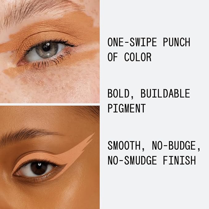 aboutface Matte Fluid Eye Paint Light Transcending – High-Pigment Liquid Eyeshadow, Long-Lasting, No-Budge Matte Finish, Vegan & Cruelty-Free (Creamsicle Orange)
