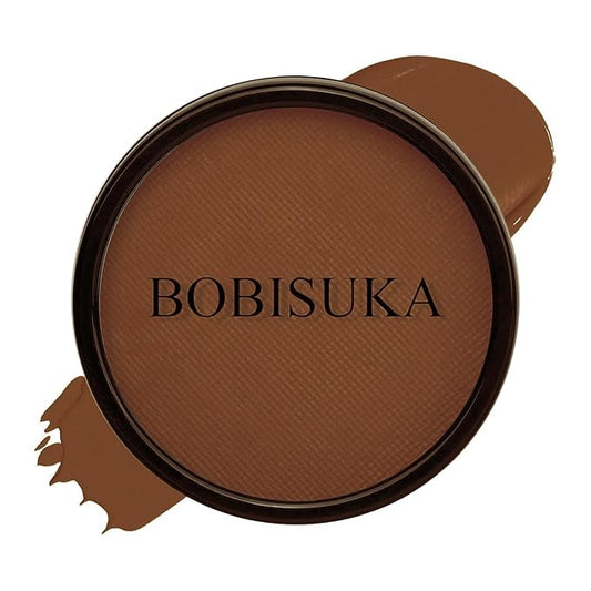 BOBISUKA Brown Face Body Paint, Water-Based Halloween Werewolf Face Painting Kit, Non-Toxic SFX Makeup Facepaints Safe for Kids & Adults Camo Wolfman Costume Cosplay Party