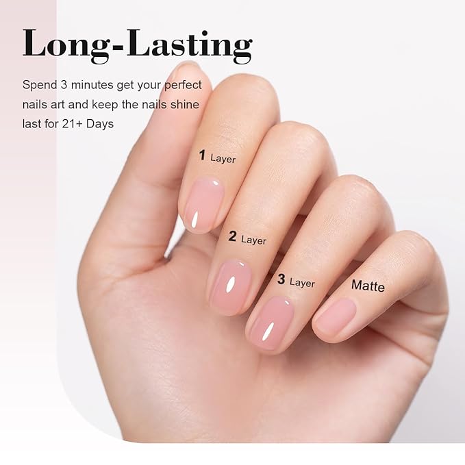 RARJSM Nude Gel Polish Soft Pink Skin Tone Neutral Color Sheer Jelly Gel Nail Polish 1PC 15ml Single Bottle Cream Transparent Pink Nail Gel Polish Soak off UV LED Cured for Home Salon DIY Manicure