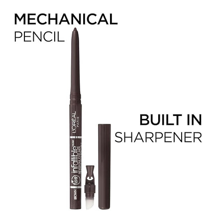 L'Oreal Paris Makeup Infallible Never Fail Original Mechanical Pencil Eyeliner with Built in Sharpener, Navy, 0.008 oz.