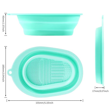 DUcare Makeup Brush Cleaner Shampoo Soap Solid Brush Cleaning Mat Removes Cosmetic Color Brush Cleaner Pad for Cleaning Makeup Sponges Brushes