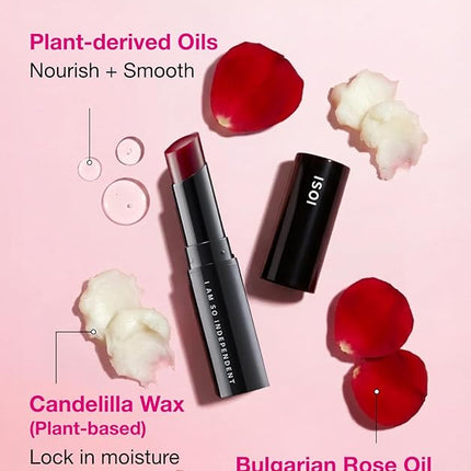 ISOI Bulgarian Rose Lip Treatment Balm (Berry Rose) – Hydrating & Tinted Lip Balm for Dry Lips, Korean Skincare (0.18 oz, 5g)