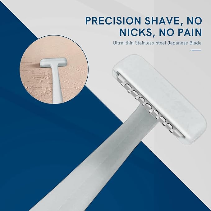 Eyebrow Razors for Men 6Pcs, Japanese Blades Precision Dermaplane Razors, Small Eyebrow Trimmer Set, Multipurpose Exfoliating Dermaplaning Tools for Peach Fuzz, Small Face Razors for Men and Women