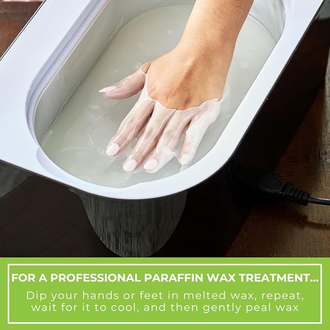 6lb Peppermint Scented Paraffin Wax for Hand and Feet, Use with any Paraffin Wax Machine for Hand and Feet
