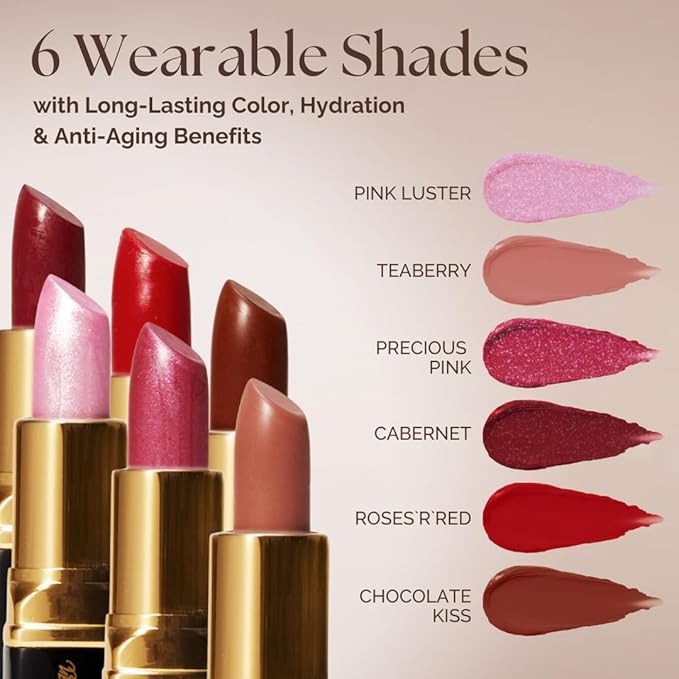 𝗘𝘀𝘀𝗲𝗻𝗰𝗲 𝗼𝗳 𝗔𝗿𝗴𝗮𝗻 Moisturizing Deep Red Lipstick, Tinted Lip Balm with Pure Organic Argan Oil, Shea Butter Lip care, Lip Moisturizer, Long Lasting Lipstick Cabernet