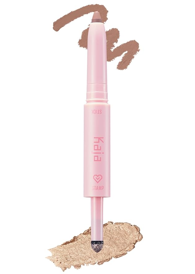 Kaja Eyeshadow - Wink Dazzle 06 Mocha Sparkle (Matte) | Glitter, Smudge Proof, Creamy Formula, Vegan, Cruelty-Free, Creamy, Blendable, High Pigmentation Shimmer Stick, Long Lasting, Waterproof