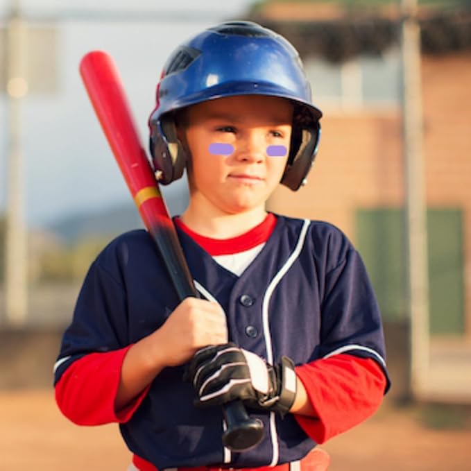 Mysense Light Purple Face Body Paint Stick, Purple Eye Black Stick Baseball Softball Football, High Pigment Body Painting Cream Blendable Stick for Halloween SFX Ursula Costume Cosplay Party Makeup