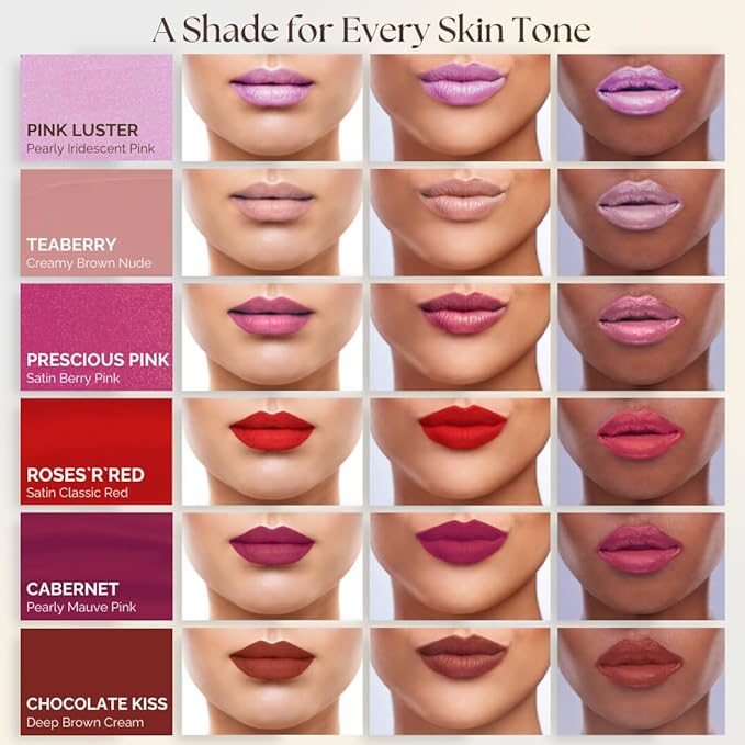 Essence Of Argan Precious Pink Lip Stick for Cracked and Dry Lips -100% Organic Shea Butter, Argan,Jojoba & Grapeseed Oil - Hydrating Long Lasting Lipstick - Deep Moisturizing Pink LipStick for Women