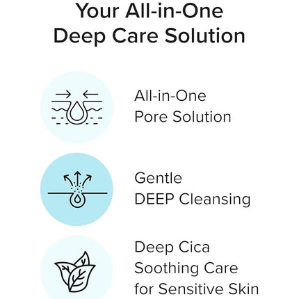 3W8L Deep Off & Fresh Cleansing Oil – Fast emulsifying Korean pore care cleanser, gentle daily makeup & sunscreen remover with Jojoba & Centella, dissolves sebum & blackheads, hydrating fresh finish