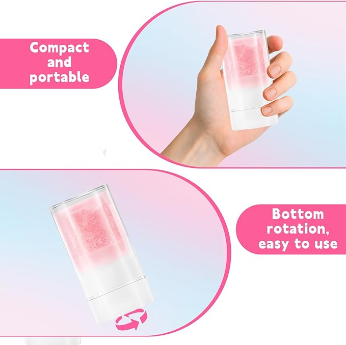 Gold Blue Pink Body Glitter Stick, Face Hair Glitter Stick for Kids, Glitter Face Paint Hair Accessories for Women Girls Singer Concert Festival Rave Disco Party Mermaid Sparkly Makeup