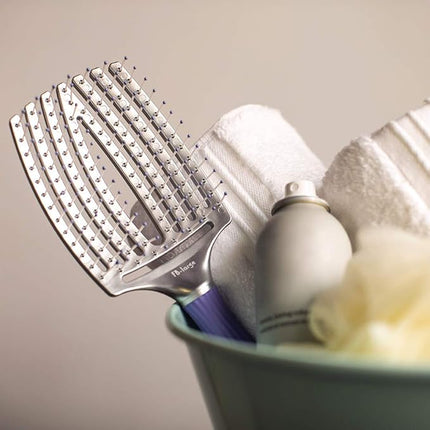 Olivia Garden Finger Brush Scalp-Hugging & Vented Paddle Hair Brush FB-LG (Large)