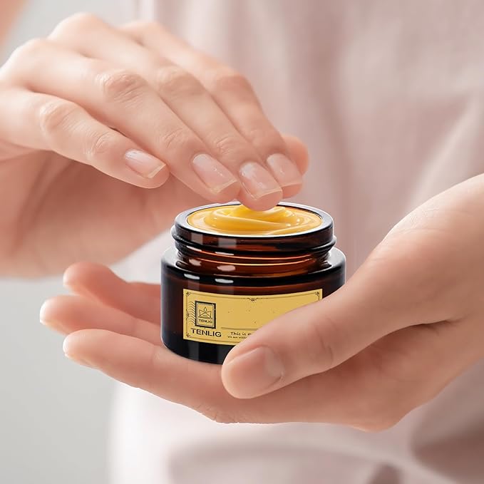 1.75 oz Glass Jars with Lids,Amber,12 Pack Empty Cosmetic Containers with Inner lids and Inner Liners,Black Metal Lids,Refillable Round Airtight Jars,Use to store Lotion,Powders,Candle Making