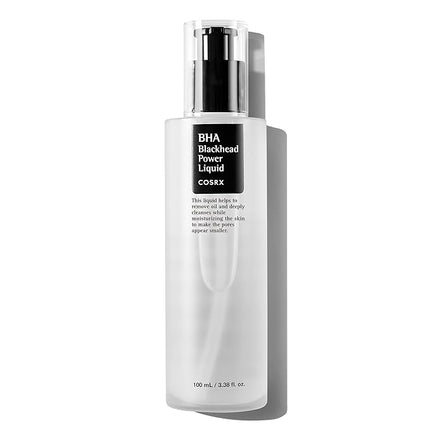 COSRX Niacinamide 2% + BHA 4% Blackhead Exfoliant Toner 3.38 fl.oz / 100ml, Korean Toner, Blackhead Remover, Pore Minimizer for Enlarged Pores, for All Skin Types, Korean Skin Care