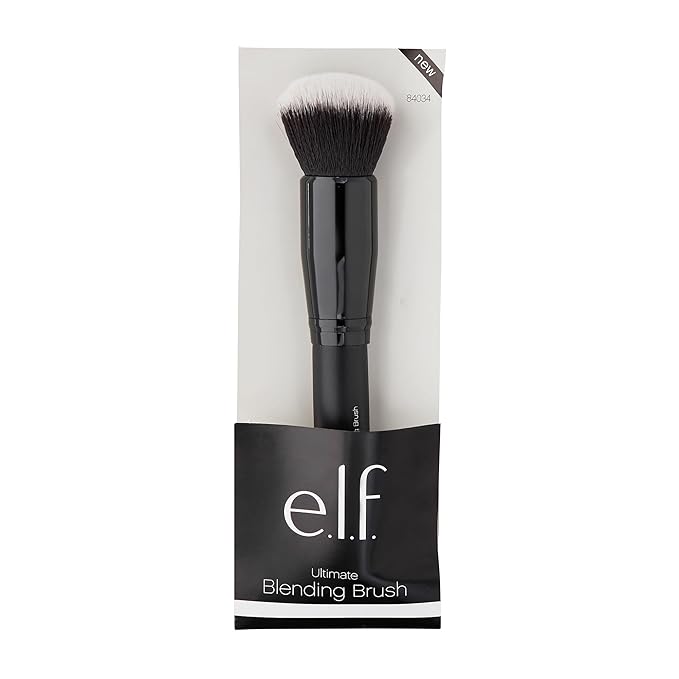 e.l.f. Ultimate Blending Brush, Dome-Shaped Makeup Tool For Applying & Blending Foundation, Bronzer & Blush, Made With Vegan, Cruelty-Free Bristles
