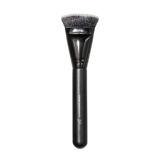 e.l.f. Contouring Brush, Makeup Brush For Creating Flawless Dimension & Sculpting, Use With Bronzer Powder, Liquids & Creams, Vegan & Cruelty-Free