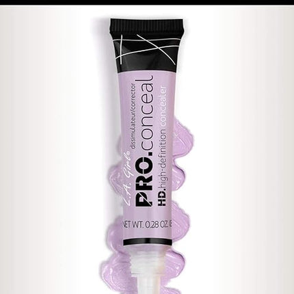 L.A. Girl HD Pro.Conceal, Lavender Corrector GC993 (Pack of 2)