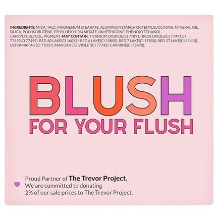 KimChiChic Beauty Thailor Blush Duo, Heart-Shaped Compact with Mirror, Buildable, Silky Matte & Shimmer Finish, Cruelty-Free Blush Palette, Pinky