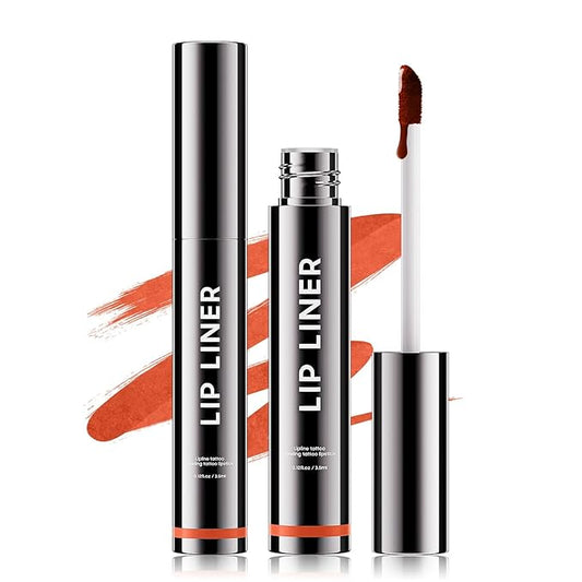OETUIOW Lip Liner Stain, Lip Stain Moisturizing & Enhancing Complexion for All Skin Types Women, Lip Lint Waterproof & Long-Lasting (Coral)