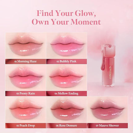 MILKTOUCH Dew Stain Sheer Lip Gloss Stocking Stuffers, Christmas Gifts (03 Ocean Dew, 0.14 Fl Oz (Pack of 1))