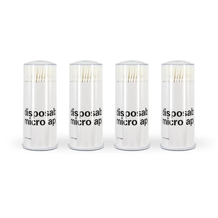 i-Laesh 400 Pcs Lashes Disposable Micro Applicators Brush, Microswabs for Eyelash Extensions, Lint Free Micro Brushes