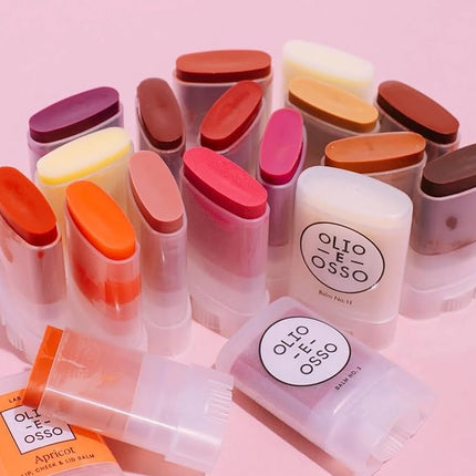 Olio E Osso - Natural Lip + Cheek Balm | Natural, Non-Toxic, Clean Beauty (No. 1 Clear, 0.35 oz | 10 g)