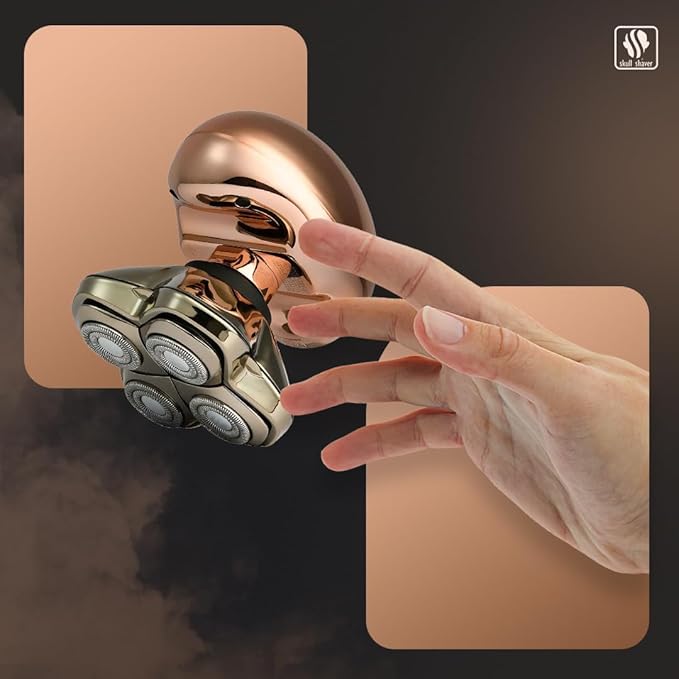 Skull Shaver Butterfly Kiss Pro (Rose Gold): Best Electric Shaver for Bikini, Leg, Body Shaving