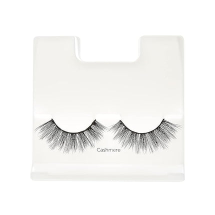 KISS Lash Couture LuXtensions Collection False Eyelashes, Flat Lash Technology, Super Slim Lash Band, Real Lash Extension Fibers, Reusable, Style ‘Cashmere’, 14mm, 1 Pair Strip Lashes